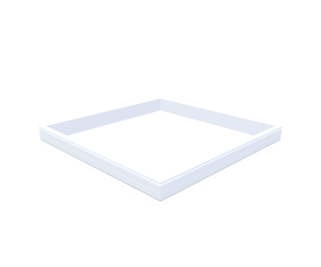 PVC-Aufsatzkranz 200x200 cm - Skylux